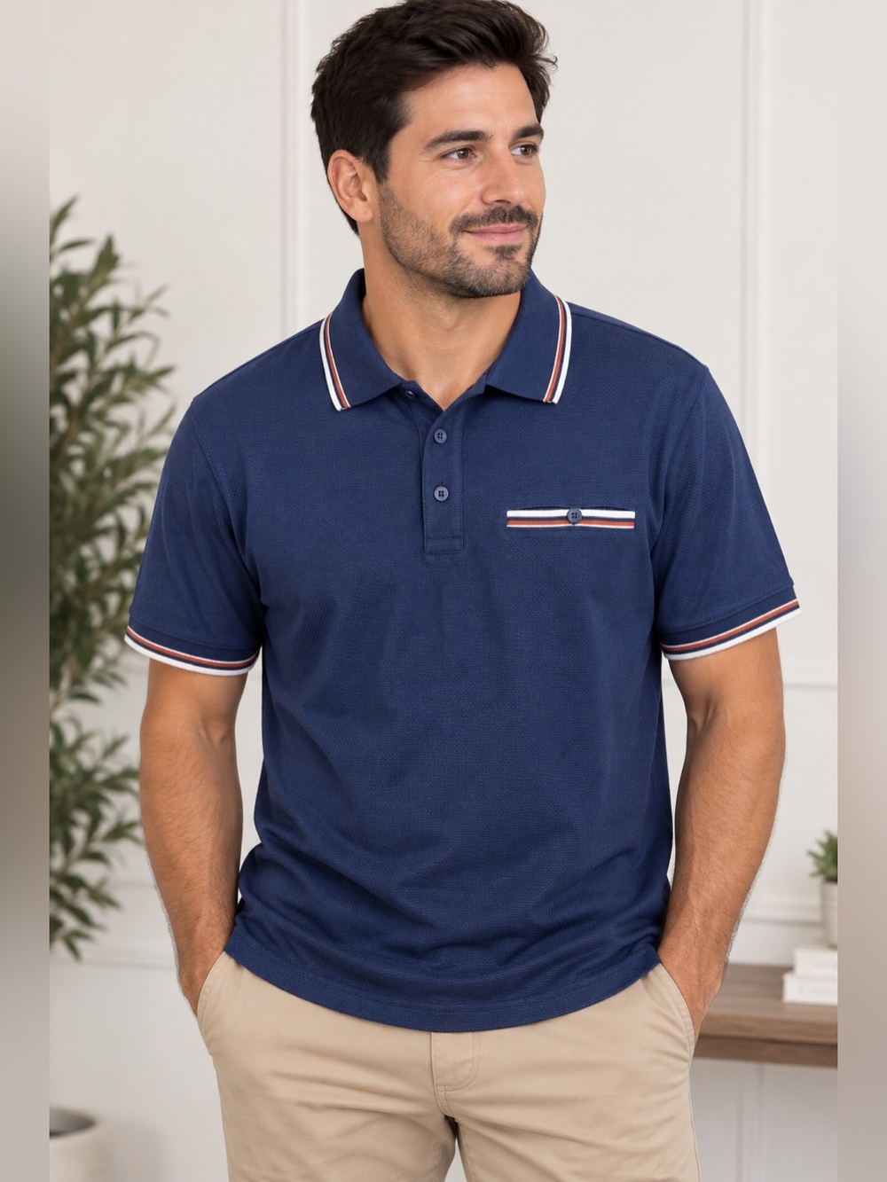 GoodFellow & Co - Men's Navy Polo Shirt